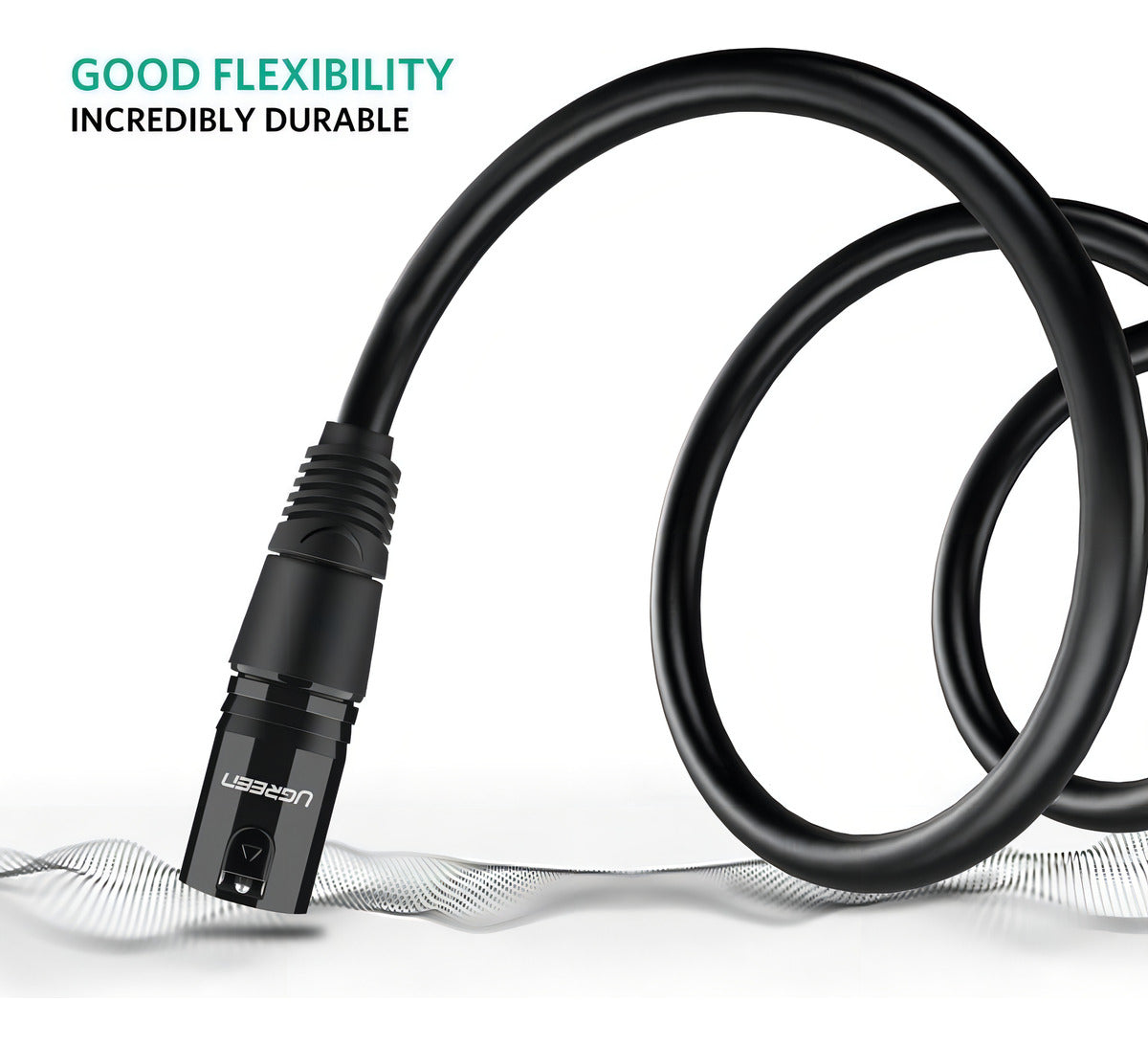 Ugreen- Cable de micrófono XLR balanceado profesional de 15 m 20716