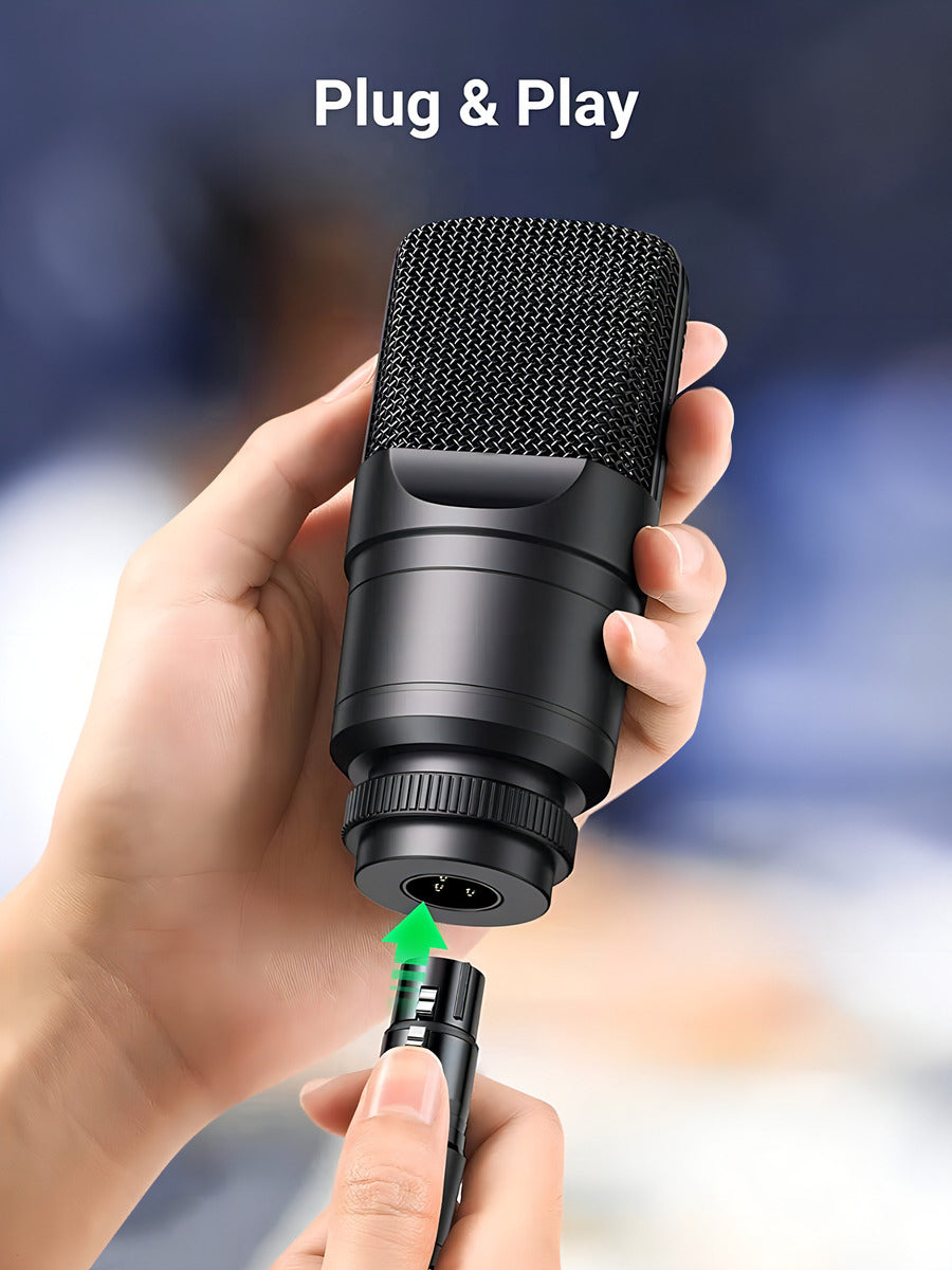 Cable De Micrófono Xlr Hembra A Macho 5m Ugreen