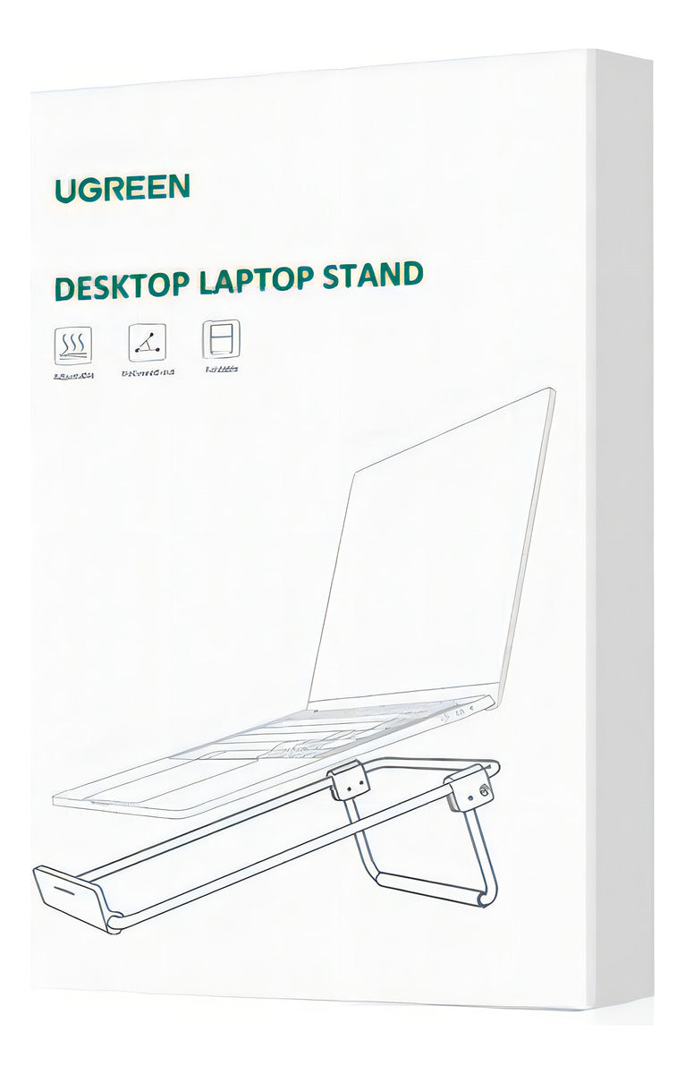 Ugreen Soporte De Acero Inoxidable Para Portatil 11 A 16´´ Color Plateado