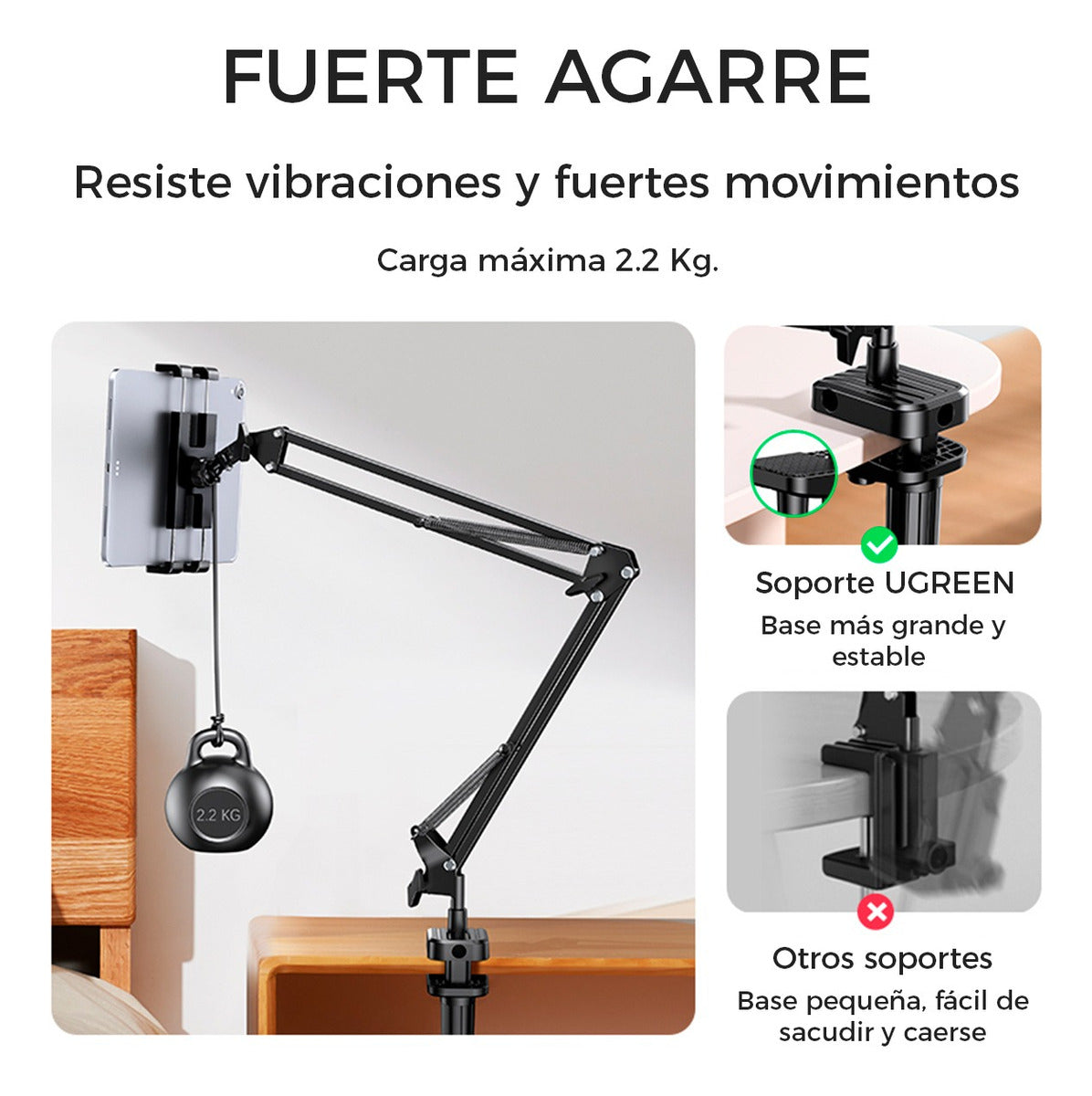 Ugreen Soporte Universal Con Brazo Largo Plegable Aluminio