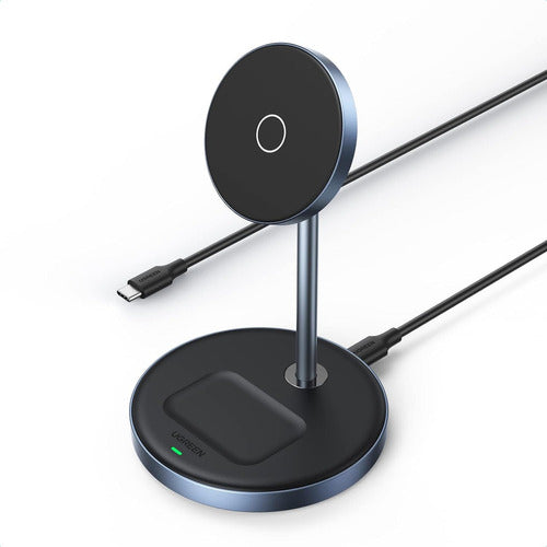 Ugreen Soporte Cargador 2 En 1 Magsafe Carga Inalambrica para iphone airpods