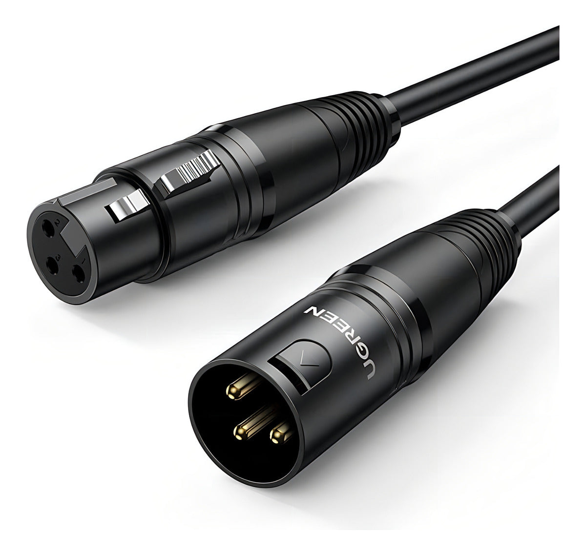 Cable De Micrófono Xlr Hembra A Macho 5m Ugreen