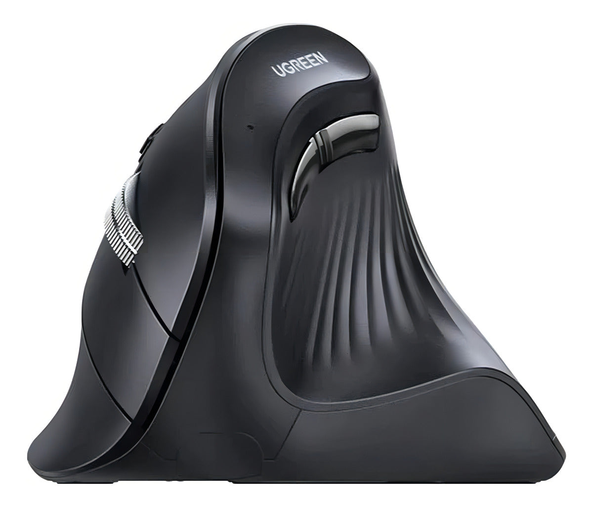 Mouse Vertical Inalambrico 4000dpi 6 Botones Ergonomico Conf Color Negro