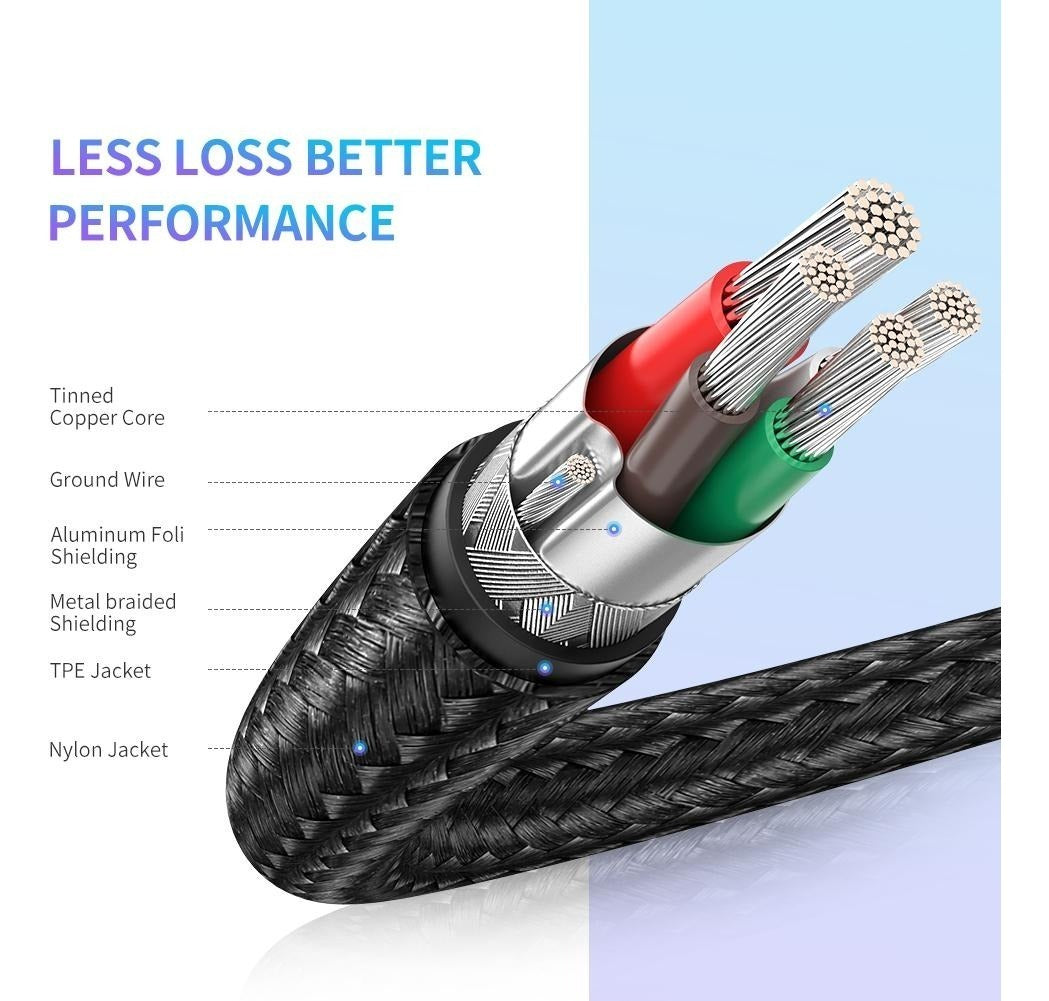 Cable Carga Rapida Ugreen Usb C Pd 60 W Protección Carga 2m Color Negro