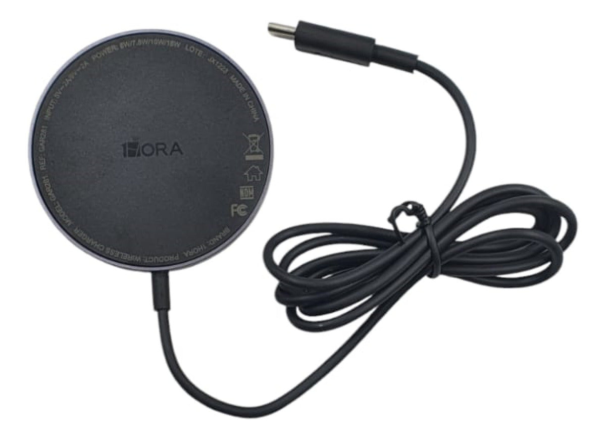 Cargador Magnético Inalámbrico 10W – Carga Rápida GAR281 | Compatible con Qi, Diseño Compacto – Negro
