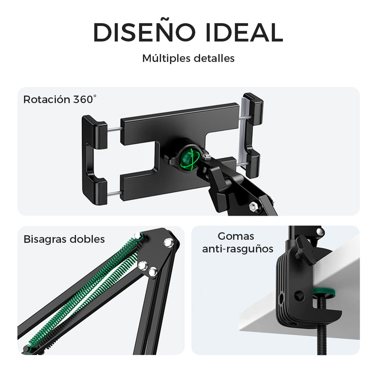 Ugreen Soporte Universal Con Brazo Largo Plegable Aluminio