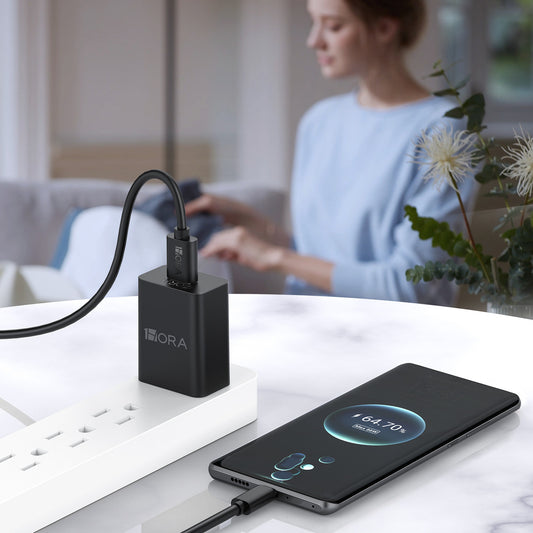Cargador USB Tipo C 10W - Rápida Carga 1Hora - Compatible con Android - GAR080