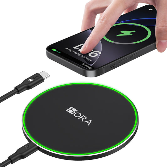 Cargador Inalámbrico Rápido 10W - Compatible con iPhone, Samsung, Motorola - GAR151