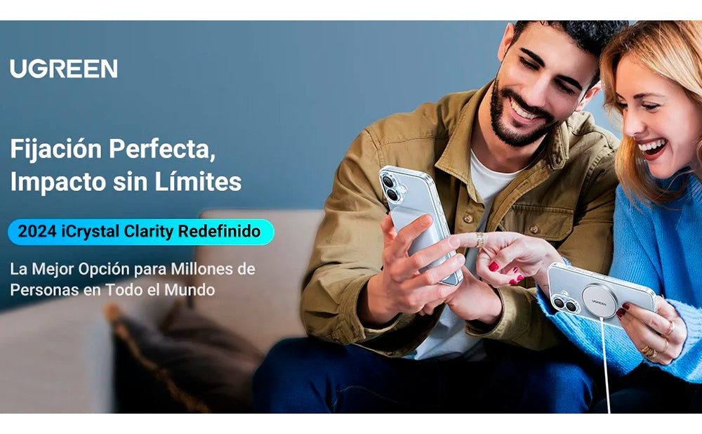 Funda Protectora Magnética Transparente Para iPhone 16