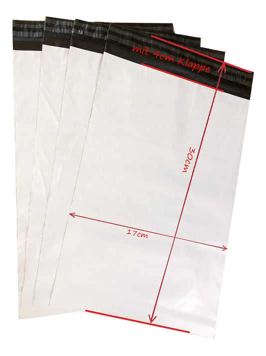 100 Sobres de Envío Adhesivo 17x30 cm - Packatelas - Resistencia y Seguridad