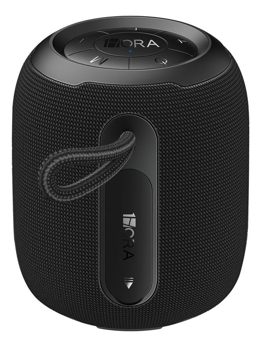Bocina Bluetooth 1Hora BOC243 Portátil | Altavoz Inalámbrico con TWS, FM, USB, MicroSD, AUX y Soporte Antideslizante