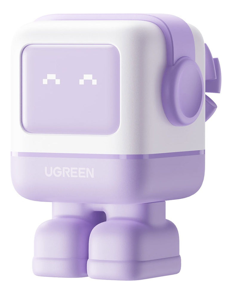 Cargador Usb C 30w Ugreen Nexode Robot Gan Carga Rápida Lila