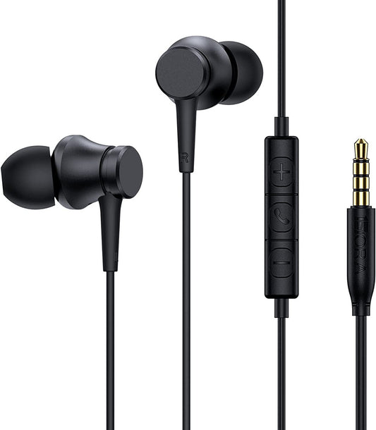 Audífonos In-Ear con Cable y Micrófono | Sonido Estéreo, Conector 3.5mm, Control de Llamadas – 1 Hora Modelo Aut111