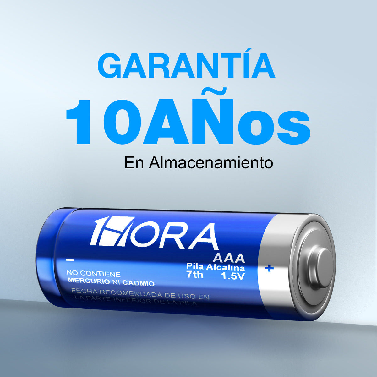 Paquete de 40 Pilas Alcalinas AAA 1.5V 1Hora - Energía Duradera y Rendimiento Superior - GAR131