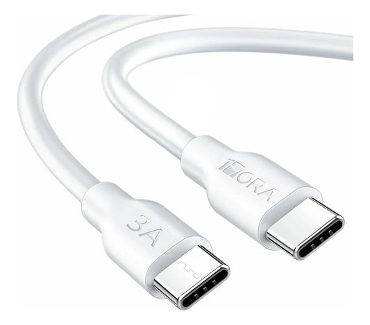 10 Cables Tipo C 1Hora CAB100 | Reforzados, 3A, Carga y Transferencia de Datos – Uso Rudo