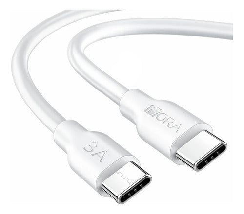 10 Cables Tipo C 1Hora CAB100 | Reforzados, 3A, Carga y Transferencia de Datos – Uso Rudo