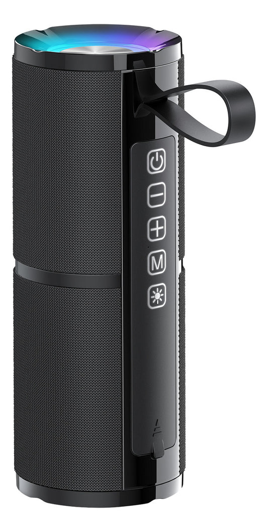 Bocina Bluetooth 5.1 Portátil 1Hora BOC060 | Sonido Estéreo HD, Batería 2400 mAh, TWS, FM, Micro SD, USB