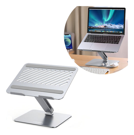Soporte Laptop Aluminio S8 S9 Ultra Macbook Air Pro Ugreen Color Silver