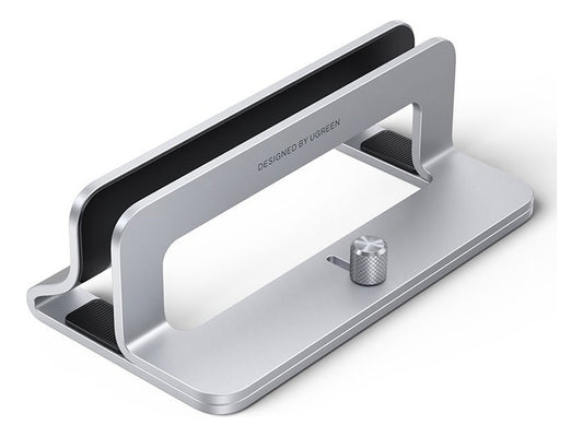 Soporte vertical de aluminio Ugreen 20471 para ordenador portátil y tableta, color plateado